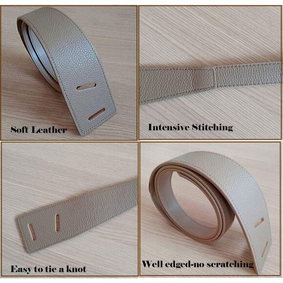 Women\'s Genuine Leather Waist Belt for Jeans Dress Jumpsuit Fashionably Versatil main image 7